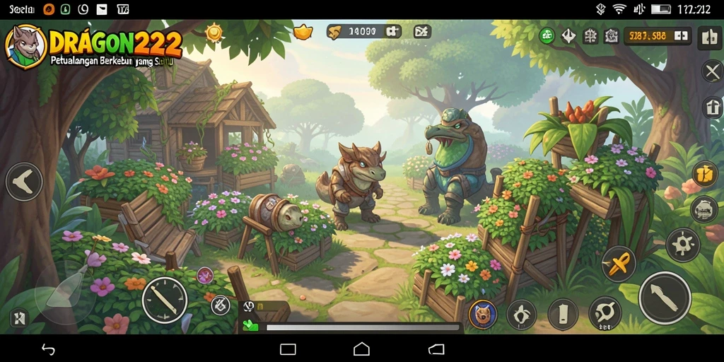 Gameplay seru DRAGON222 dengan aktivitas berkebun yang menantang.