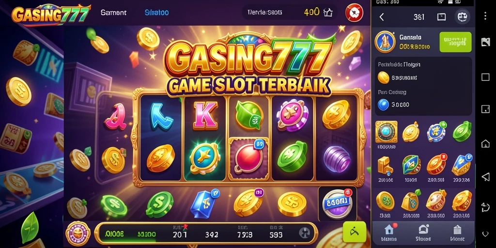 Screenshot utama GASING777 menampilkan pengalaman bermain slot yang seru.