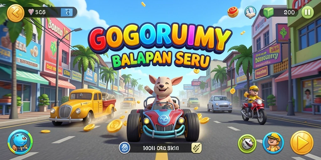 Gameplay seru dan adrenalin tinggi di GOGORUMMY.