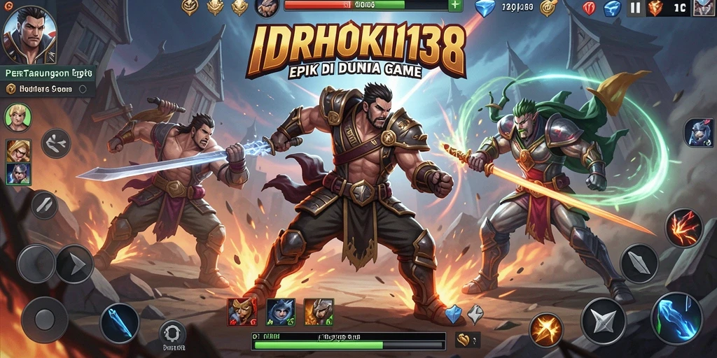 Screenshot gameplay <strong>IDRHOKI138</strong> dalam aksi pertarungan yang seru.