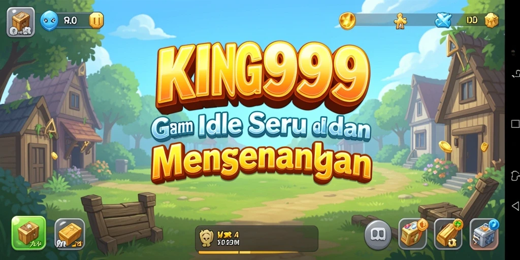 Tampilan gameplay <strong>KING999</strong> dengan mekanisme Idle yang menarik dan interaktif.