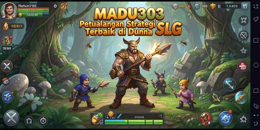 Screenshot utama MADU303 menampilkan pertempuran intens antar pemain.