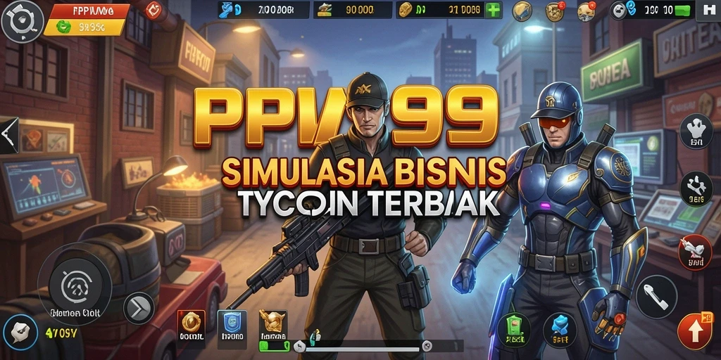 Tampilan gameplay menarik dalam PPV99 yang menggambarkan pengelolaan bisnis.