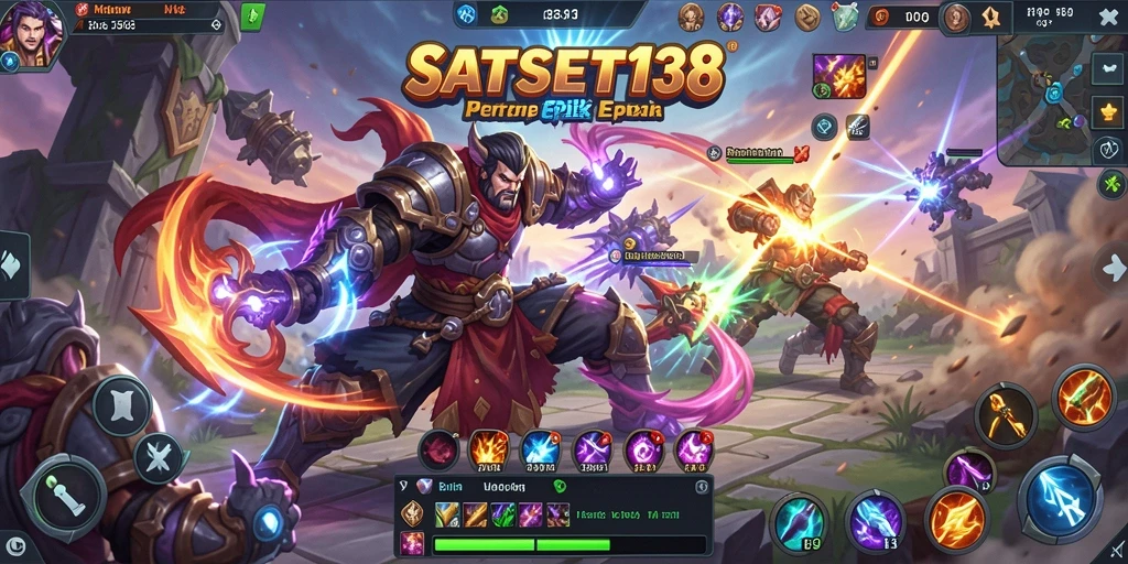Gameplay seru dalam pertarungan tim di SATSET138.